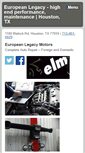 Mobile Screenshot of europeanlegacy.com